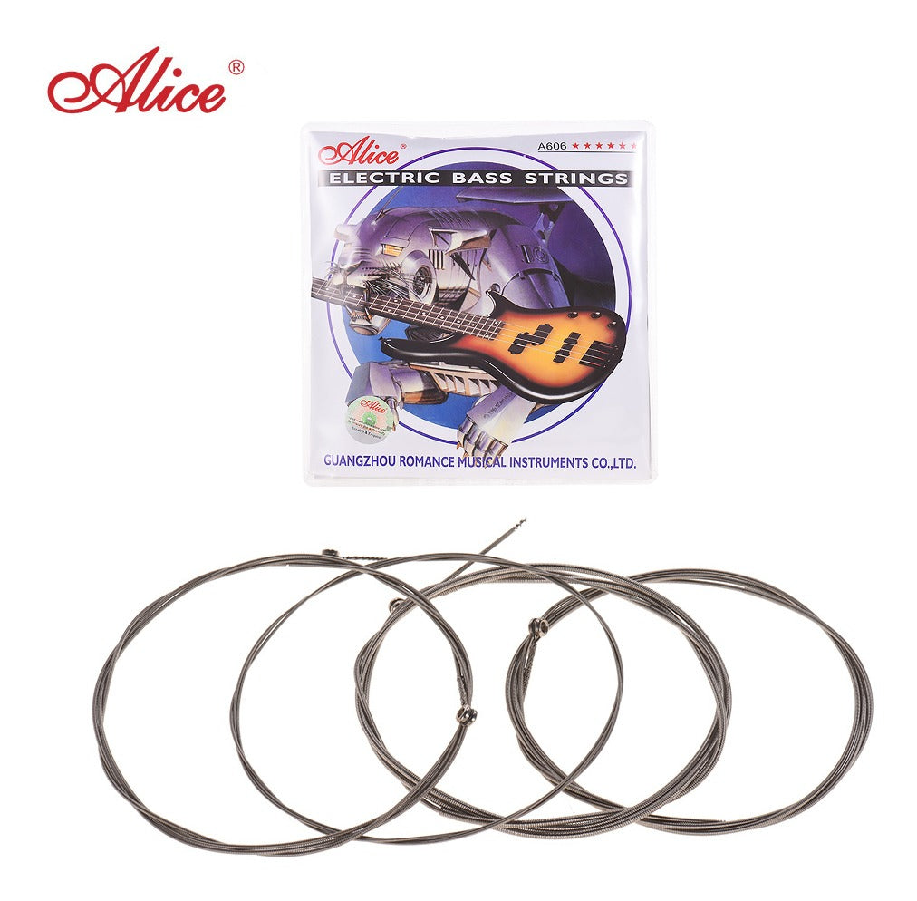 Juego de Cuerda Alice para bajo Eléctrico de 4 Cdas 45-105 ⌘ A606(4)-m