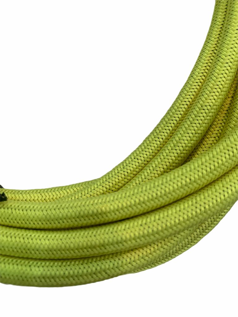 Cable Texturizado para Instrumento Strukture Amarillo Neon Plug 1/4 5.7m