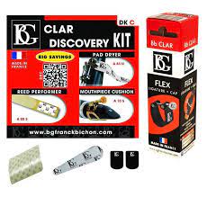 Abrazadera Lfb y Kit de Limpieza Dkc de Clarinete Bg France