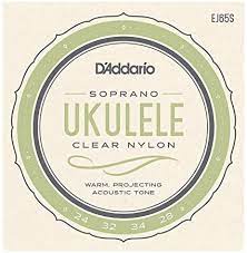 Encordadura D'Addario EJ65S Ukulele Soprano Nylon
