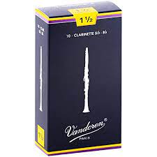 Caja de Cañas Clarinete Sib 1 1/2 Vandoren