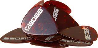 Plumillas Picks Boss Celuloide Americano 12 Pzas Medium
