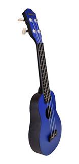 Ukulele Soprano Linden/abs Color Azul con Funda Copacabana