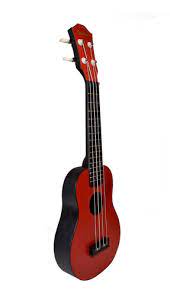 Ukulele Soprano Linden/abs Color Rojo con Funda Copacabana