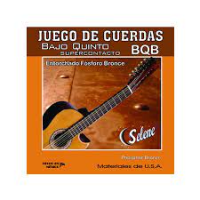 Encordadura Selene Bajo Quinto Entorchado Bronce Bqb