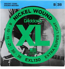 Encordadura D'Addario EXL-130 Guitarra Eléctrica Níquel