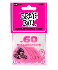 Puas Ernie Ball "everlast" ,60 Rosa 12 Piezas 9179