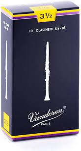 Caja de Cañas Clar. Sib 3 1/2 Vandoren