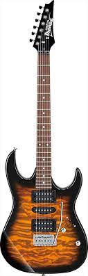 Guitarra Eléctrica Ibanez GIO RG Ámbar Transparente Sombreado Negro