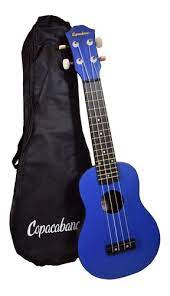 Ukulele Soprano Linden/abs Color Azul con Funda Copacabana