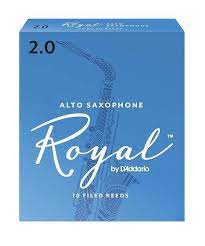 Caja de Cañas Sax Alto 2 Rico Royal