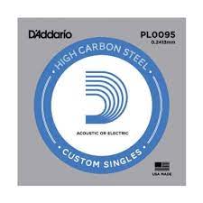 Cuerda Suelta D'Addario Guitarra Eléctrica/Acústica Custom .09