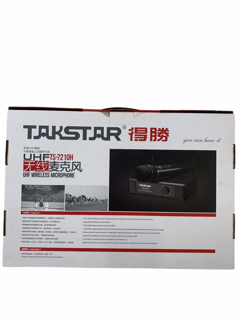 Microfono Inalambrico Uhf Takstar Ts-7210p