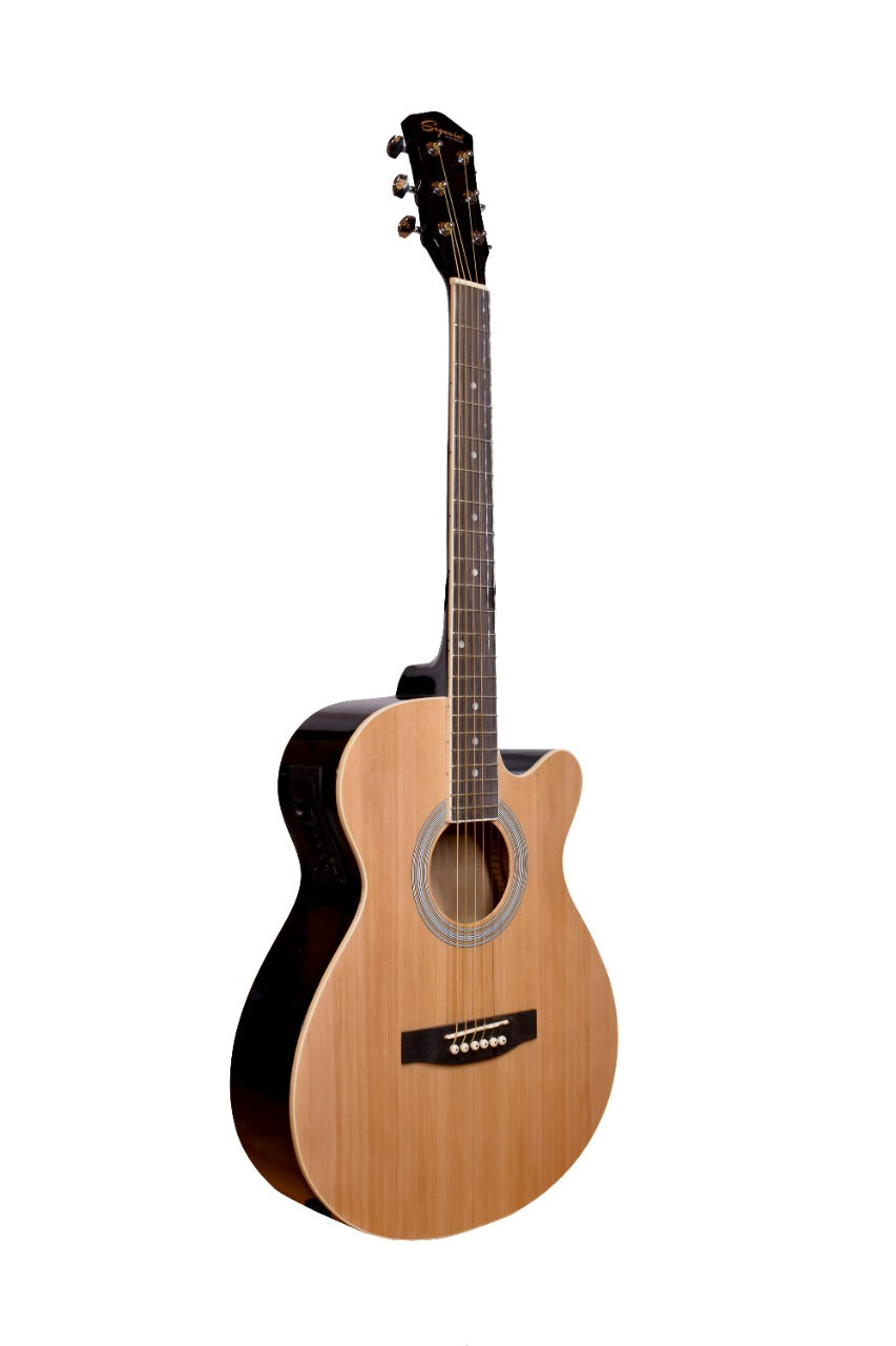 Guitarra Electroacústica Segovia 40" Tapa Natural Negro