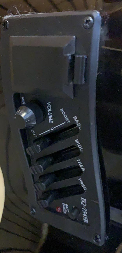 Guitarra Electroacústica Segovia 40" Tapa Natural Negro