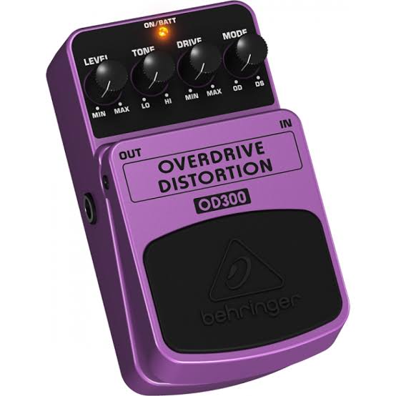 Pedal Behringer Overdrive Distortion Od300