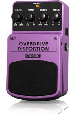Pedal Behringer Overdrive Distortion Od300