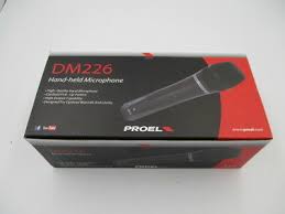 Microfono Dinamico Cardio Marca Proel Mod: Dm226