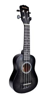 Ukulele Soprano Copacabana Linden Negro con Funda ⌘ Cpuk056
