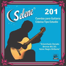 Cuerda Suelta Selene Guitarra Clásica Nylon Negro 1a sin Borla 201
