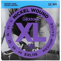 Encordadura D'Addario EXL-115 Guitarra Eléctrica Níquel