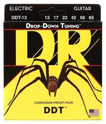 Juego de Cuerdas DR Guitarra Eléctrica DDT Mega Heavy .013-.065