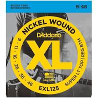 Encordadura D'Addario EXL-125 Guitarra Eléctrica Níquel