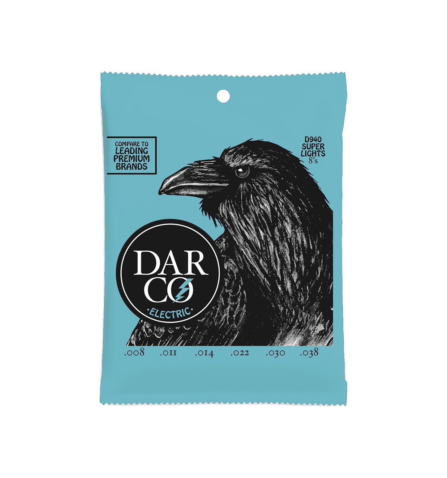 Encordadura Martin Darco Guitarra Eléctrica Super Light .008-.038