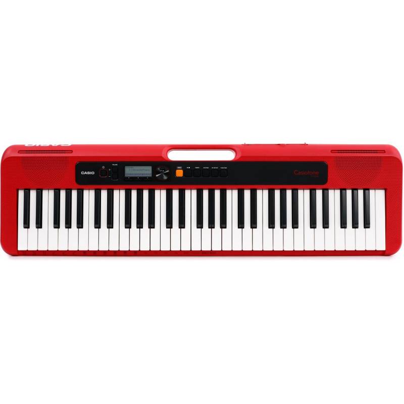 Teclado Casio Portatil Cts200rd con Eliminador Color Rojo