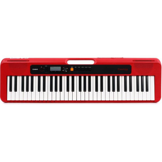 Teclado Casio Portatil Cts200rd con Eliminador Color Rojo