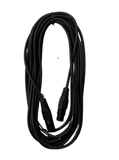 Cable para Microfono Xlr-xlr Plug Metalico Negro. 6m