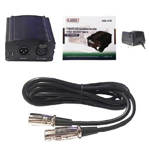 Fuente de Alimentacion para Microfonos Tipo Phantom