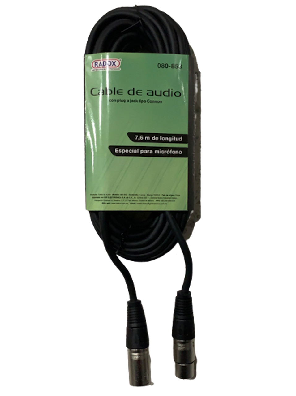 Cable para Microfono Plug Canon - Canon Met 7,6 M